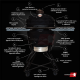 KAMADOCLUB PRO 2 PREMIUM NEW KEPSNINĖ, JUODA | KAMADOCLUB.LT