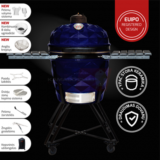 KAMADOCLUB PRO 2 PREMIUM NEW KEPSNINĖ, MĖLYNA | KAMADOCLUB.LT