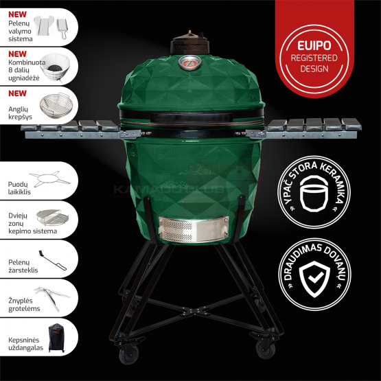 KAMADOCLUB PRO 2 PREMIUM NEW KEPSNINĖ, ŽALIA | KAMADOCLUB.LT