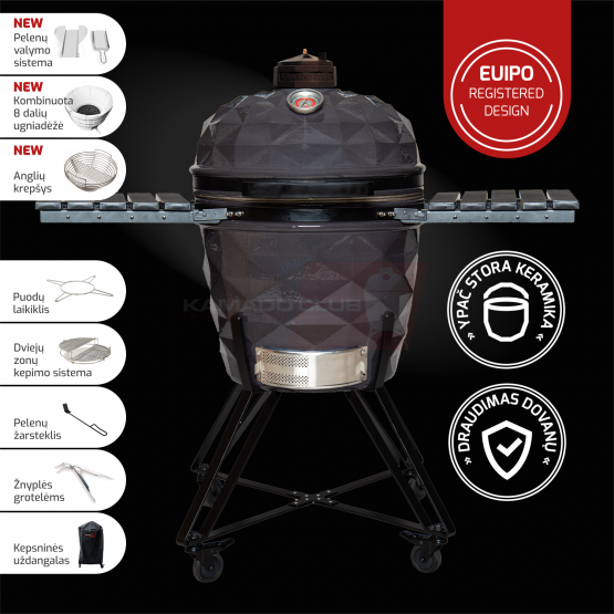 KAMADOCLUB PRO 2 PREMIUM NEW KEPSNINĖ, PILKA | KAMADOCLUB.LT